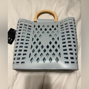 NWT Joy cut-out tote in the color Sky